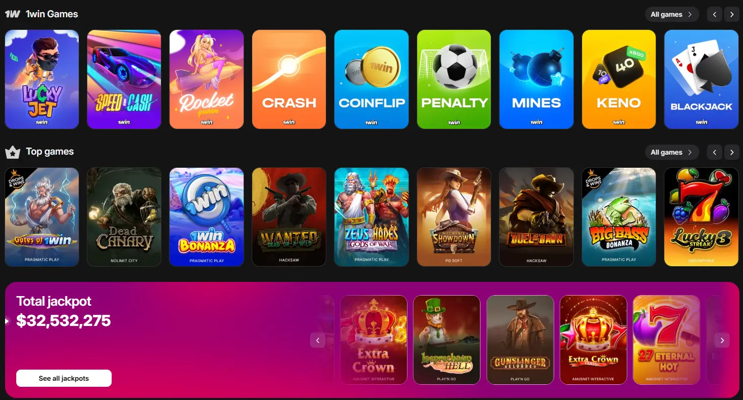1win Advantages